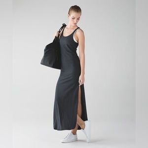 LULULEMON • grey refresh maxi dress